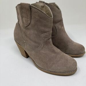 Steve Madden Women Ankle Boots Heeled Brown Size 6